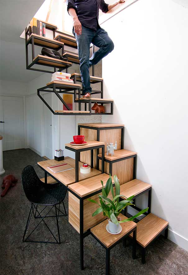Estas 15 escaleras harán que tu subida al segundo piso sea mucho ...