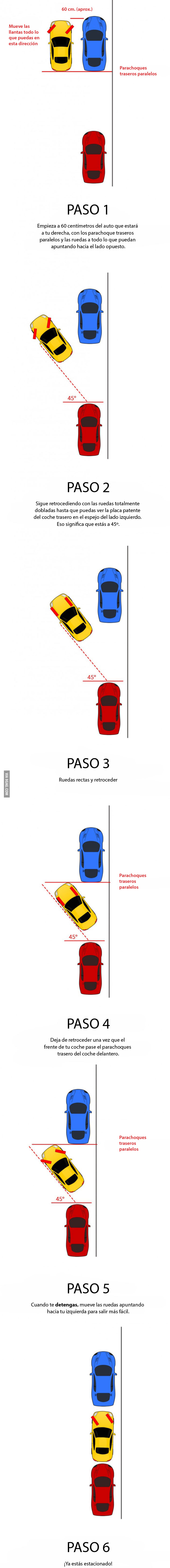 te enseño a estacionar como un campeon