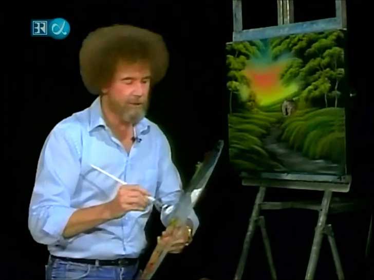 Pintar Con Bob Ross En Español