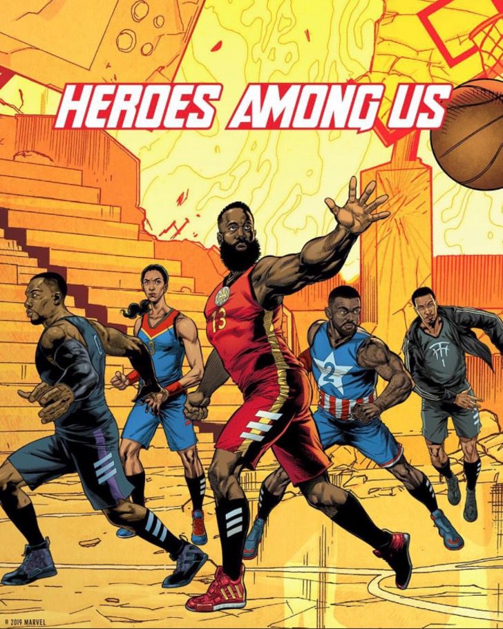 adidas marvel nba