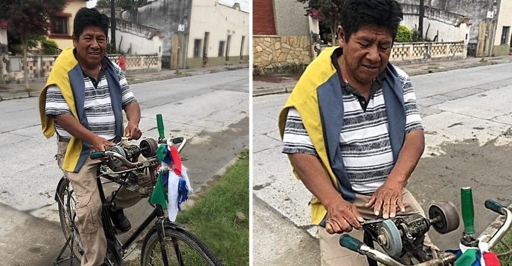 Él es Gregorio, uno de los últimos afiladores de cuchillos de Argentina. Un  oficio casi extinto | Upsocl