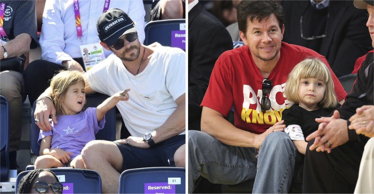 15 famosos que llevaron a sus hijos a partidos deportivos. La hija de Mila Kunis estaba muy aburrida