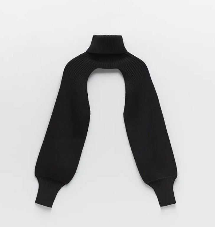 Nuevo suéter de Zara se robó la atención de todos en internet. Para  calentar los brazos en invierno | Upsocl