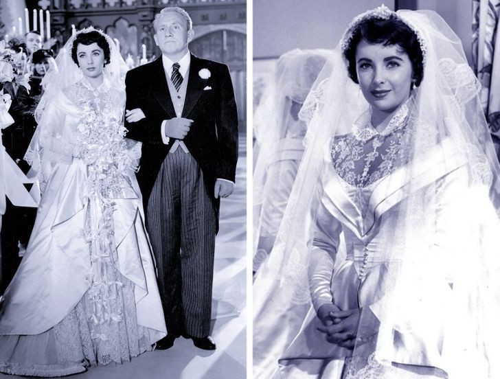 16 actrices famosas que usaron lujosos vestidos de novia en películas |  Upsocl