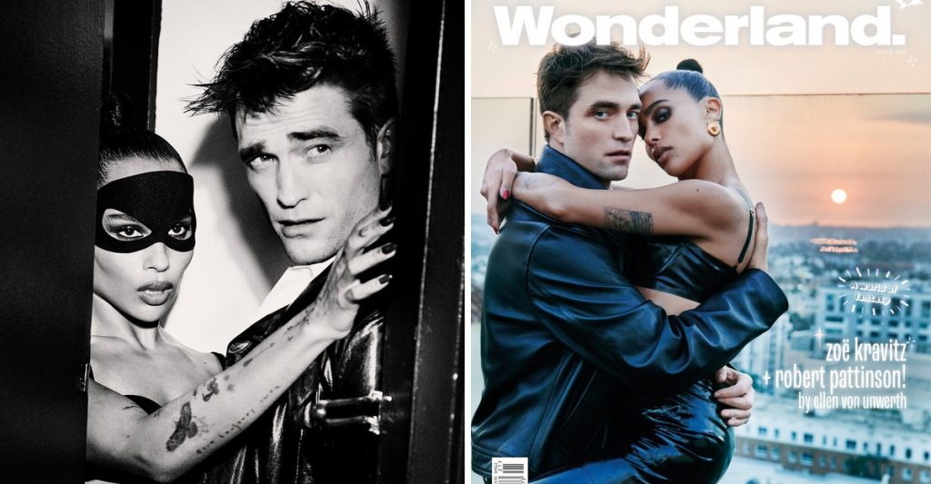 La pareja de “The Batman”: Robert Pattinson y Zoë Kravitz son la